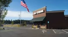 Image of Self Storage building and parking lot.