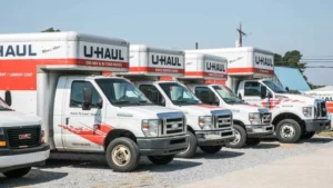 U-haul trucks.