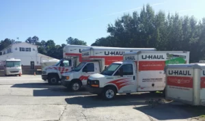 U-Haul parking at Kennesaw Self Storage.